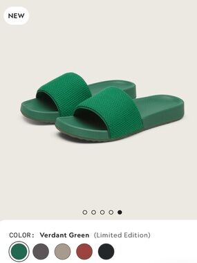 Women’s Allbirds Slides Size 8 in Verdant Green NEW IN BOX NIB NWT